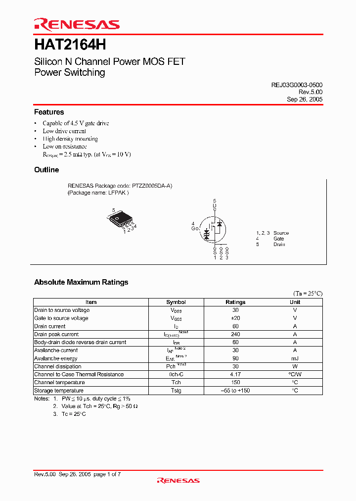 HAT2164H-EL-E_4372970.PDF Datasheet