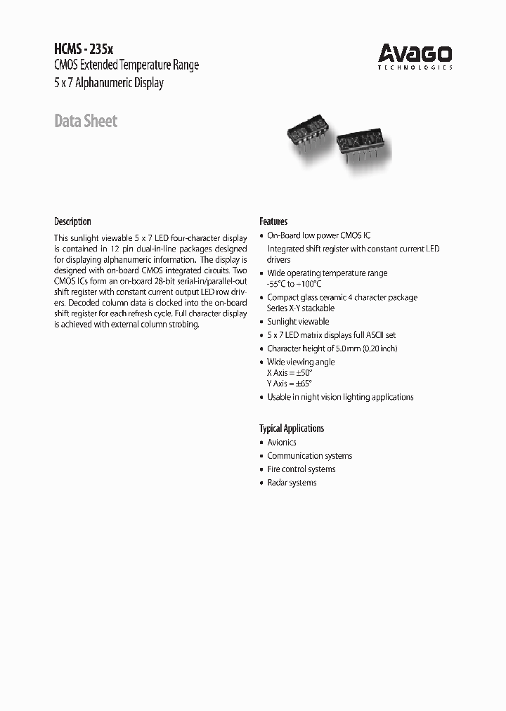 HCMS-235X_4272394.PDF Datasheet