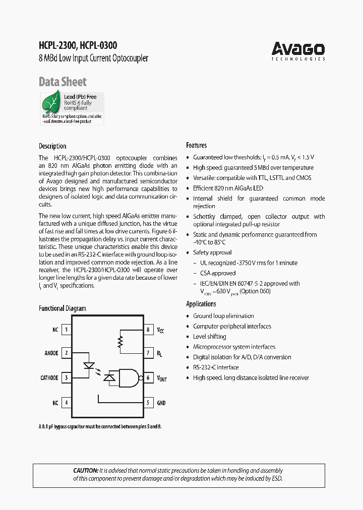 HCPL-0300_4292635.PDF Datasheet