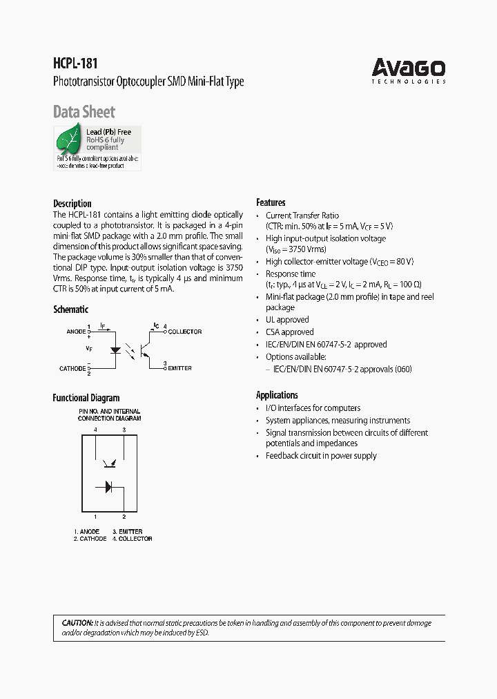 HCPL-181_4288710.PDF Datasheet