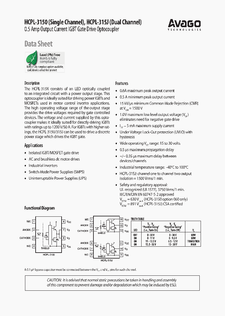 HCPL-3150_4342904.PDF Datasheet