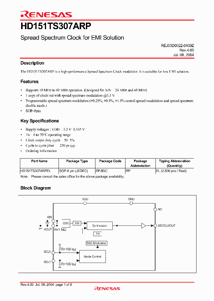 HD151TS307ARP_4385976.PDF Datasheet
