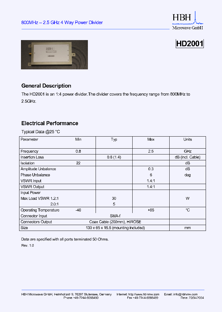 HD2001_4308980.PDF Datasheet