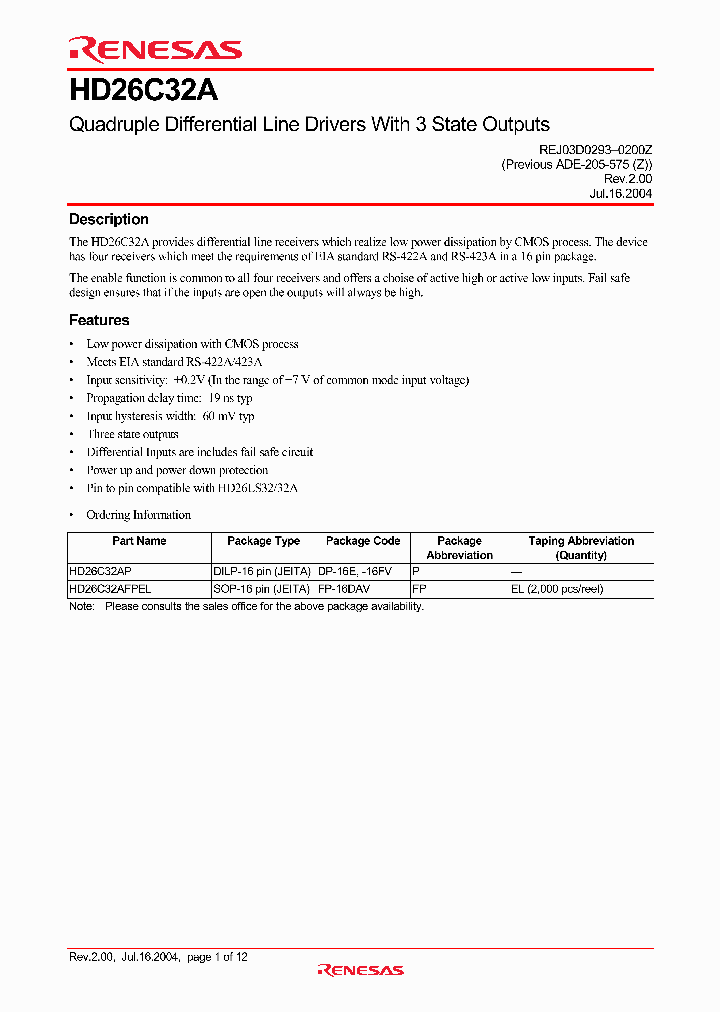 HD26C32A_4903601.PDF Datasheet