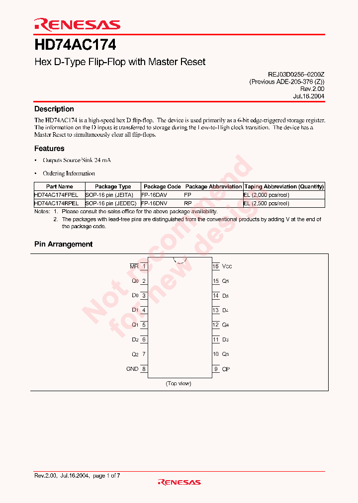 HD74AC174FPEL_4308246.PDF Datasheet