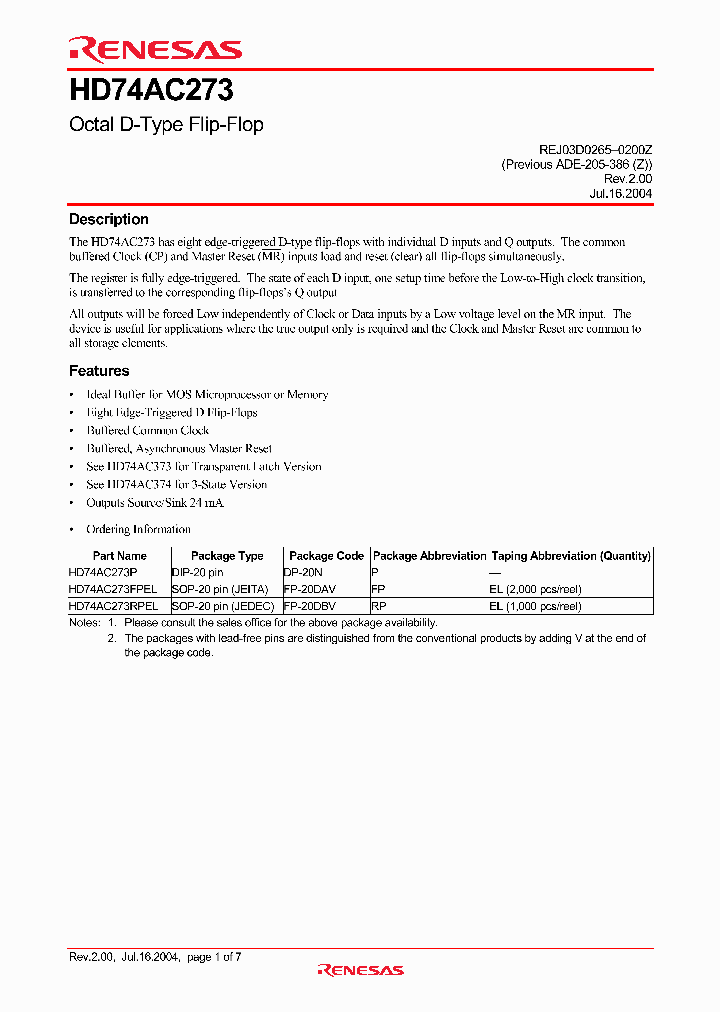 HD74AC273_4251970.PDF Datasheet