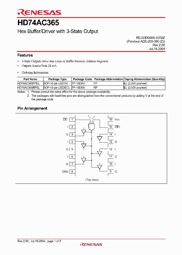 HD74AC365_4505813.PDF Datasheet