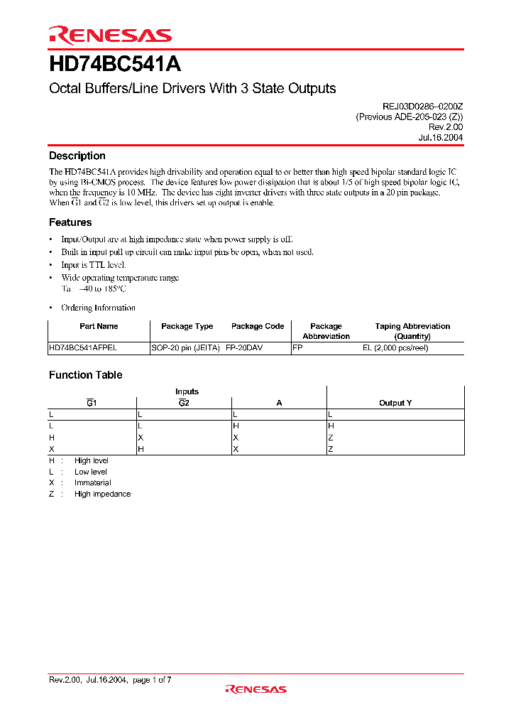 HD74BC541A_4261714.PDF Datasheet
