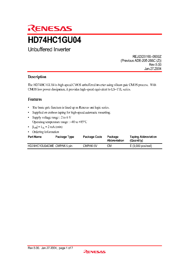 HD74HC1GU04_4701059.PDF Datasheet