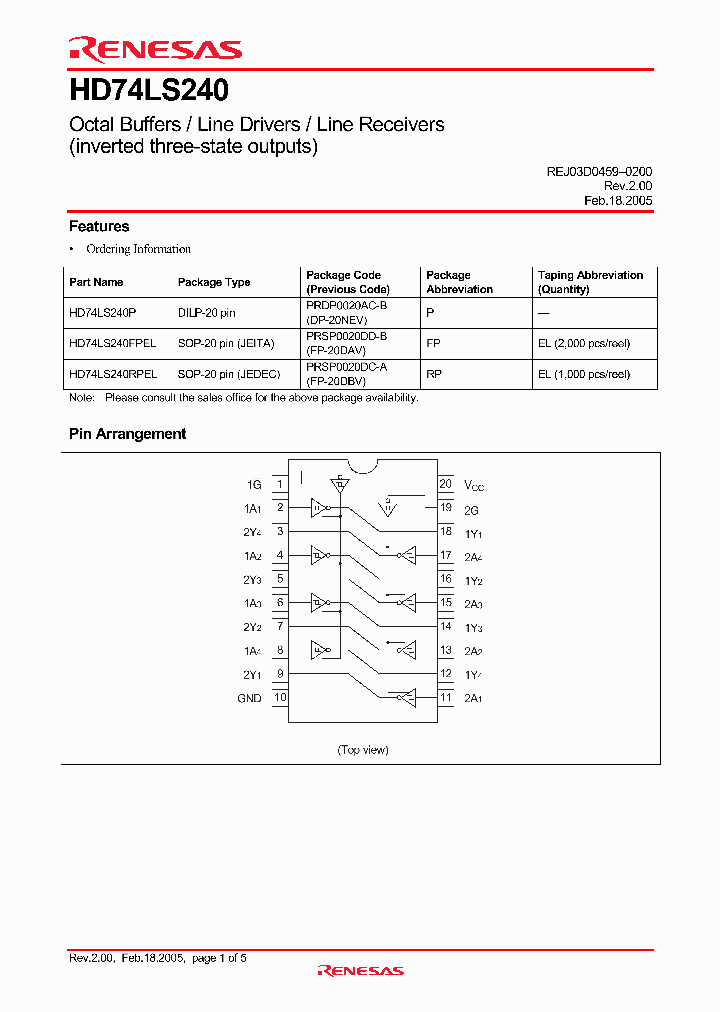 HD74LS240_4238734.PDF Datasheet