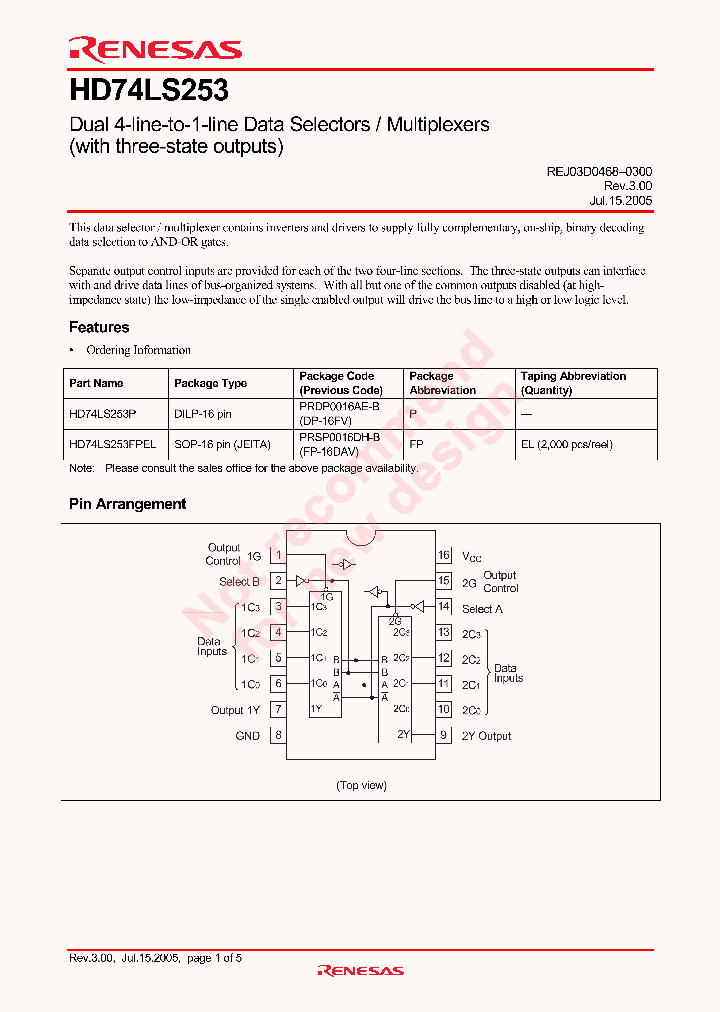 HD74LS253_4334650.PDF Datasheet