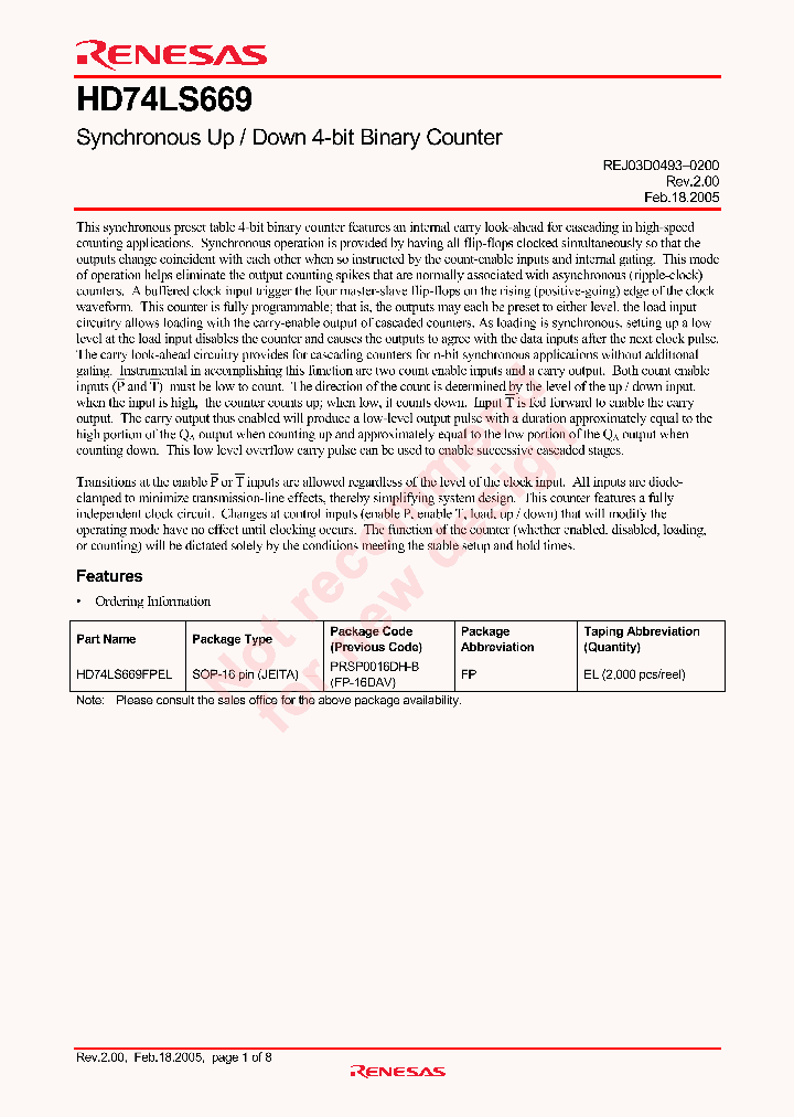 HD74LS669_4261742.PDF Datasheet