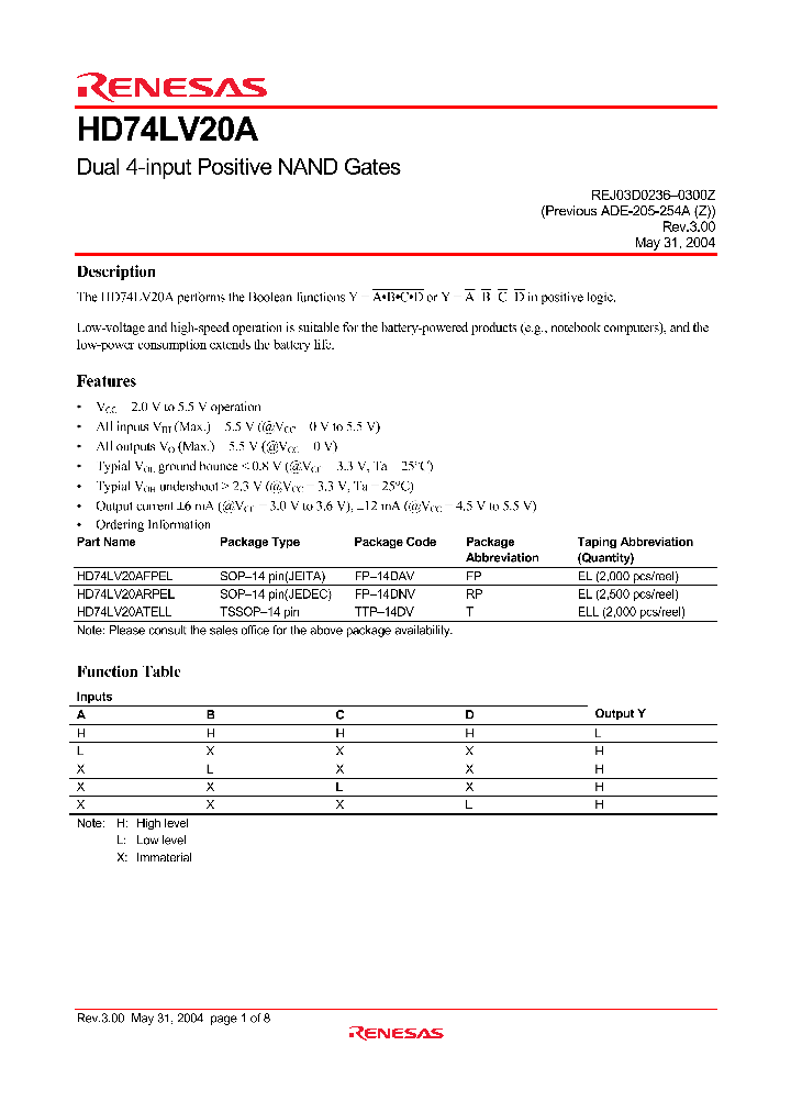 HD74LV20A_4503314.PDF Datasheet