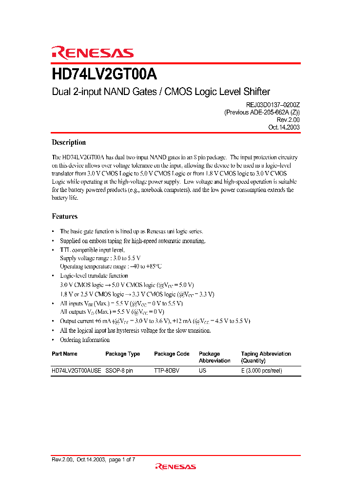 HD74LV2GT00A_4267574.PDF Datasheet
