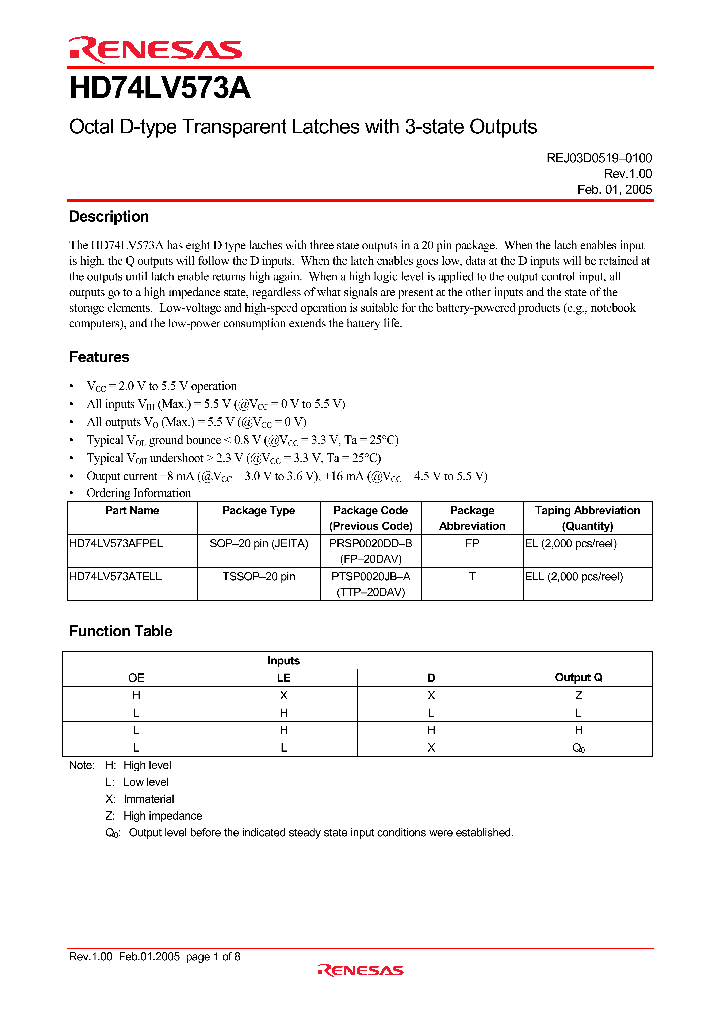 HD74LV573A_4372804.PDF Datasheet