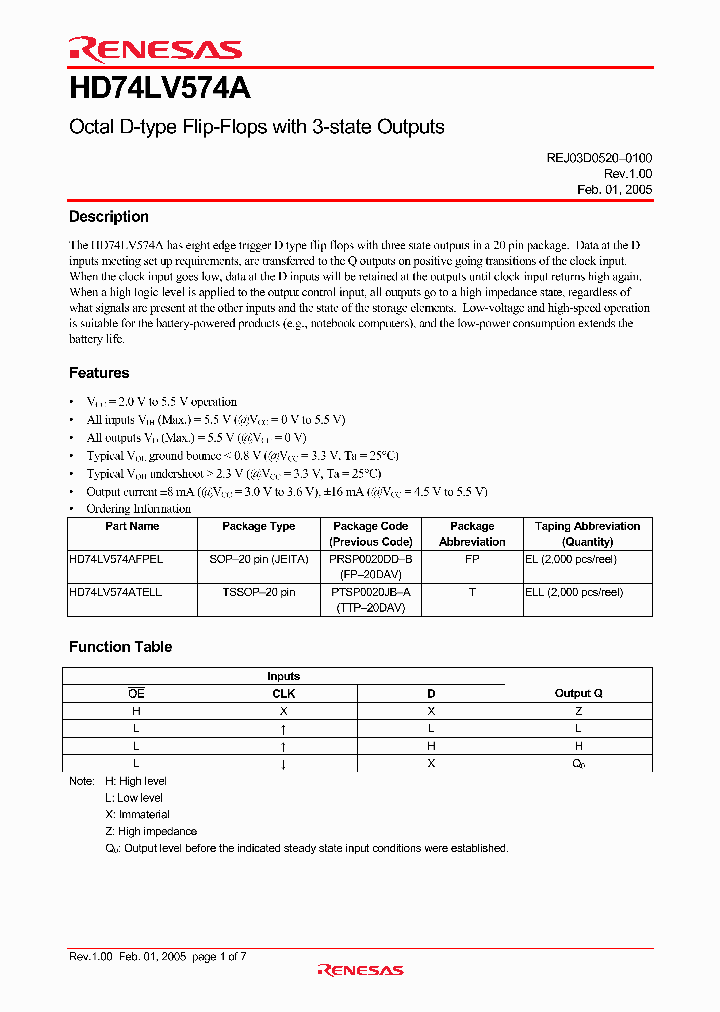 HD74LV574ATELL_4351819.PDF Datasheet