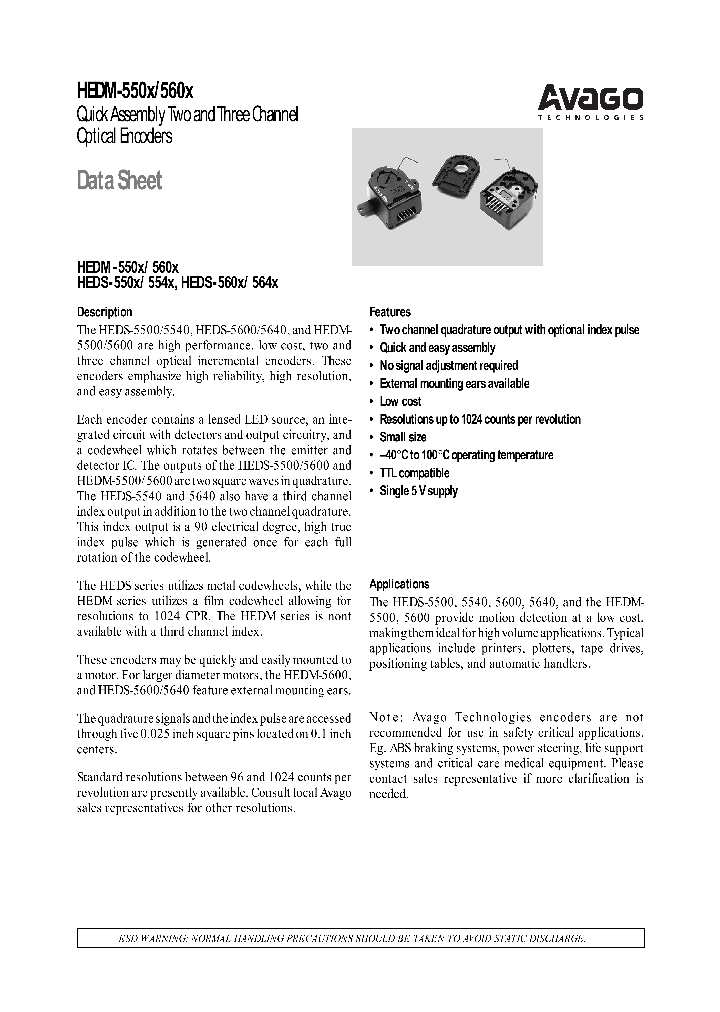 HEDM-5500_4263419.PDF Datasheet