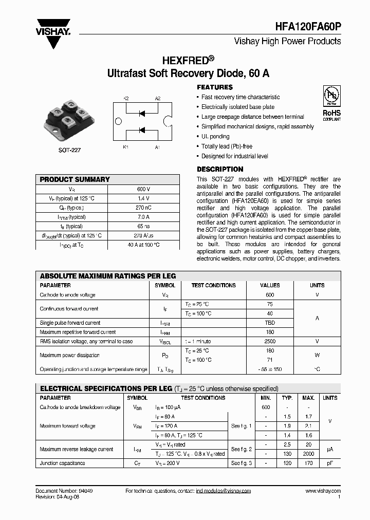 HFA120FA60P_4351571.PDF Datasheet