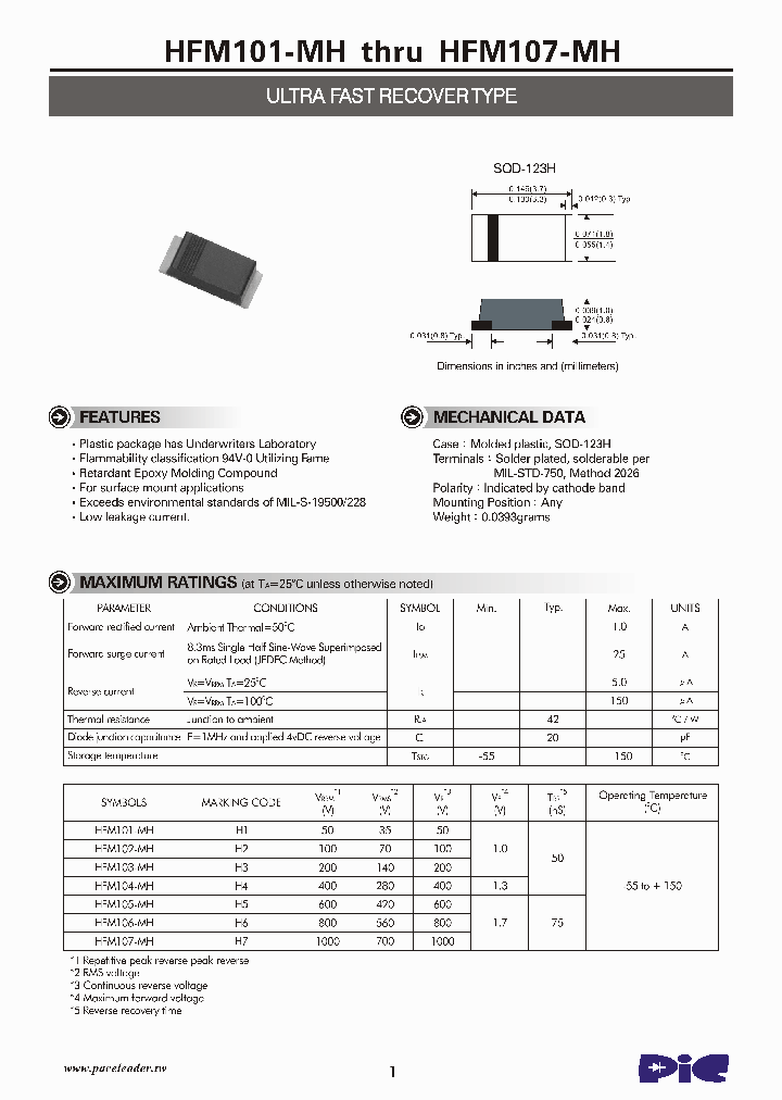 HFM107-MH_4550427.PDF Datasheet