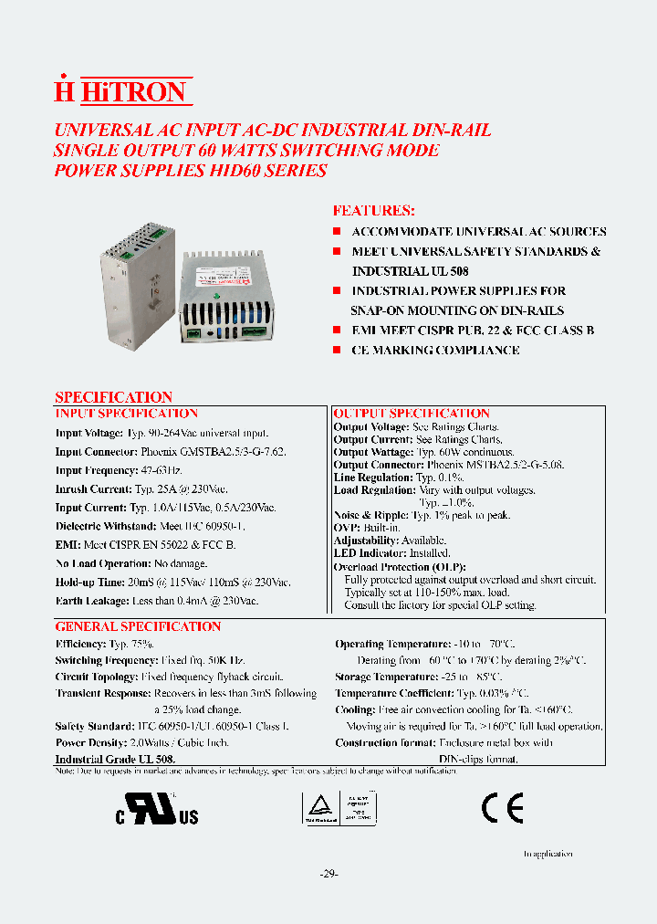 HID60_4542321.PDF Datasheet