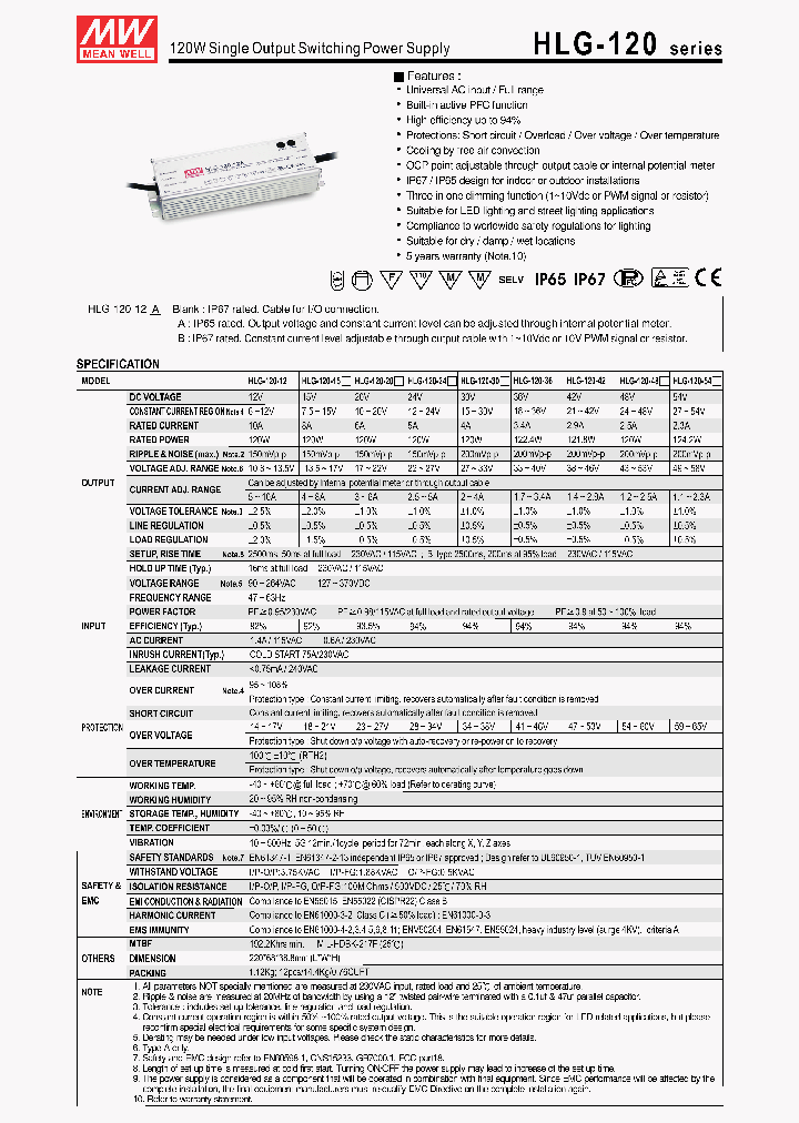 HLG-120-30_4864836.PDF Datasheet