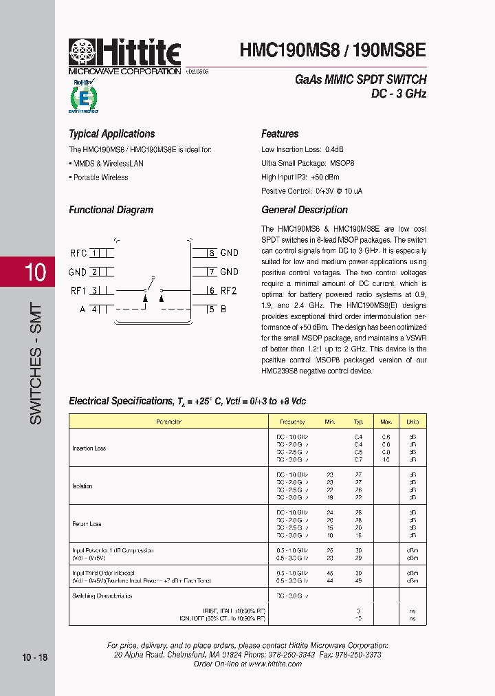 HMC190MS8E_4779871.PDF Datasheet