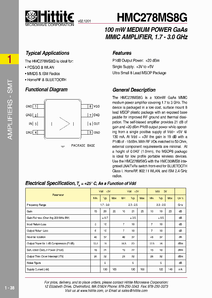 HMC278MS8G01_4704284.PDF Datasheet
