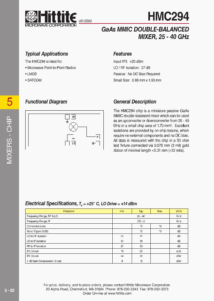 HMC29400_4910318.PDF Datasheet