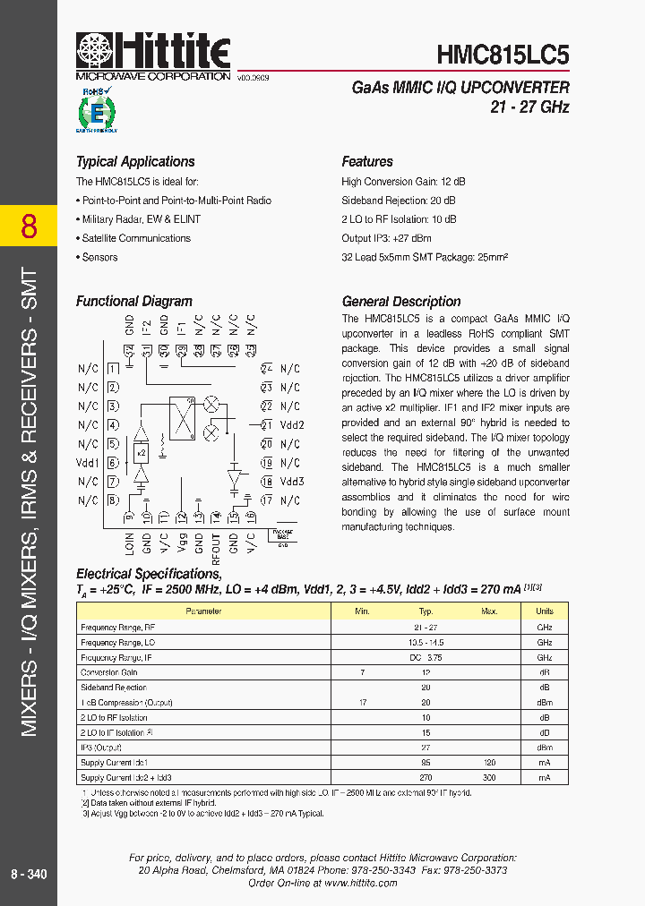 HMC815LC5_4585722.PDF Datasheet