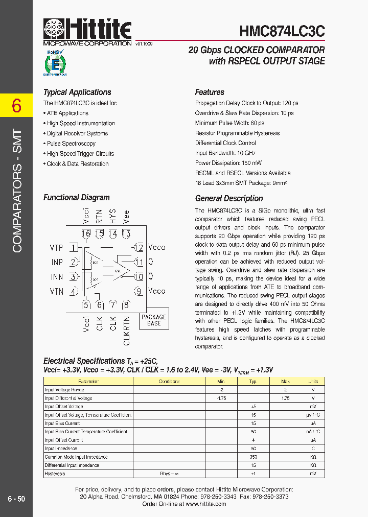 HMC874LC3C1_4536333.PDF Datasheet