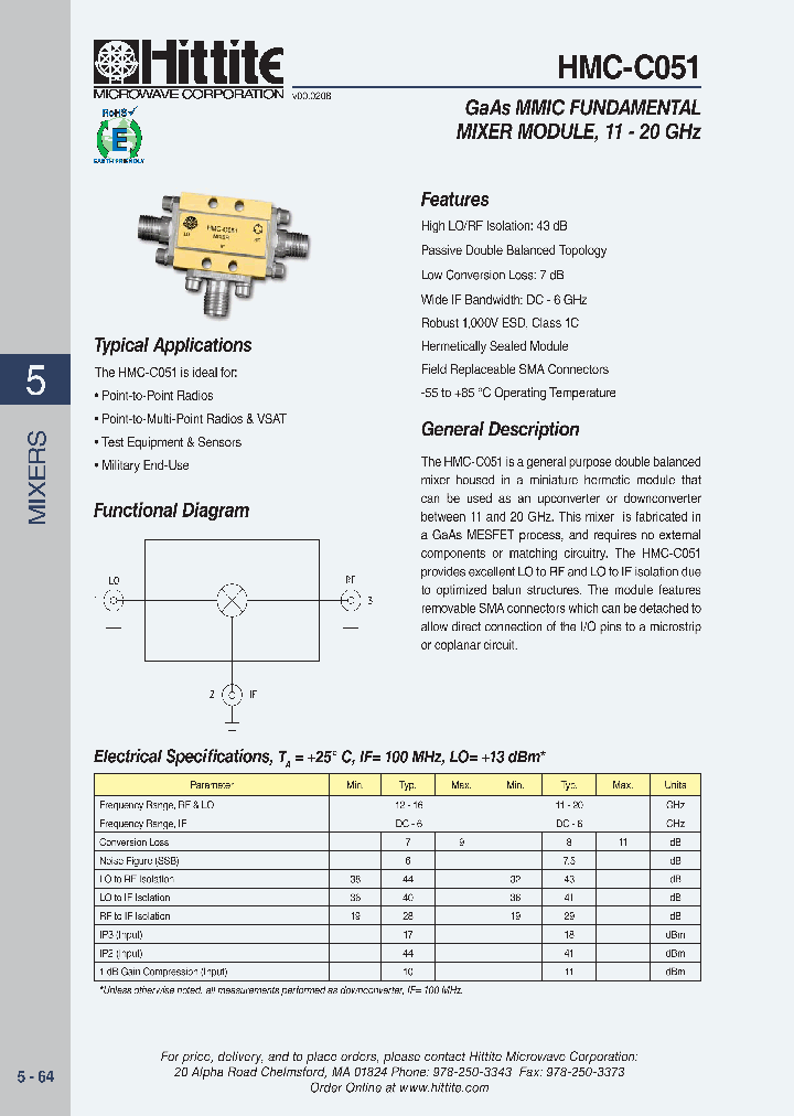 HMC-C051_4802612.PDF Datasheet