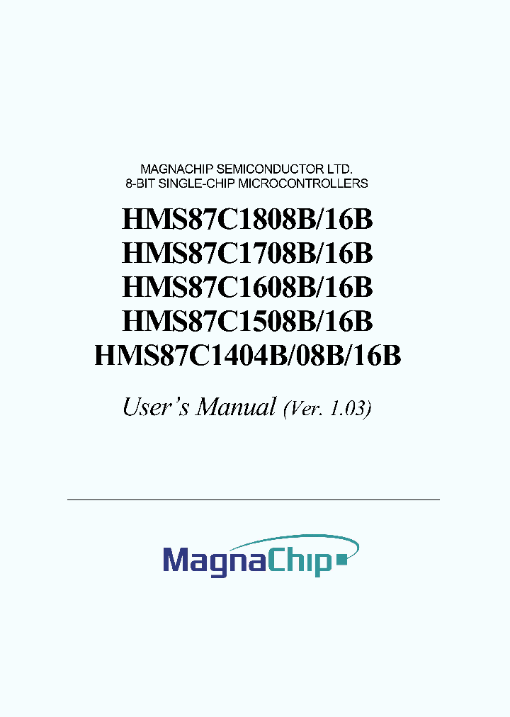HMS87C15XXB_4918754.PDF Datasheet