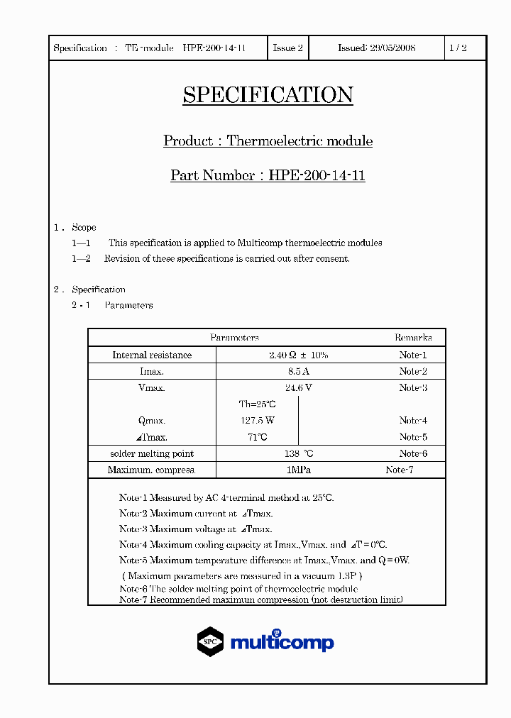 HPE-200-14-11_4366481.PDF Datasheet
