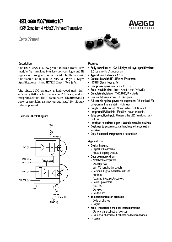 HSDL-3600_4359578.PDF Datasheet