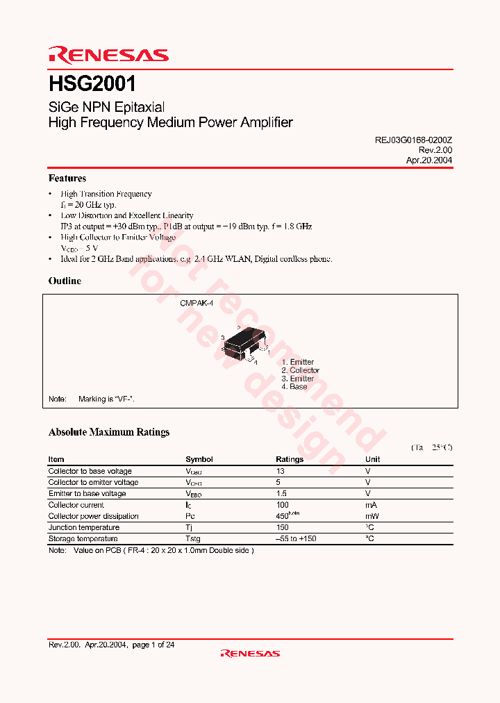 HSG2001_4250896.PDF Datasheet