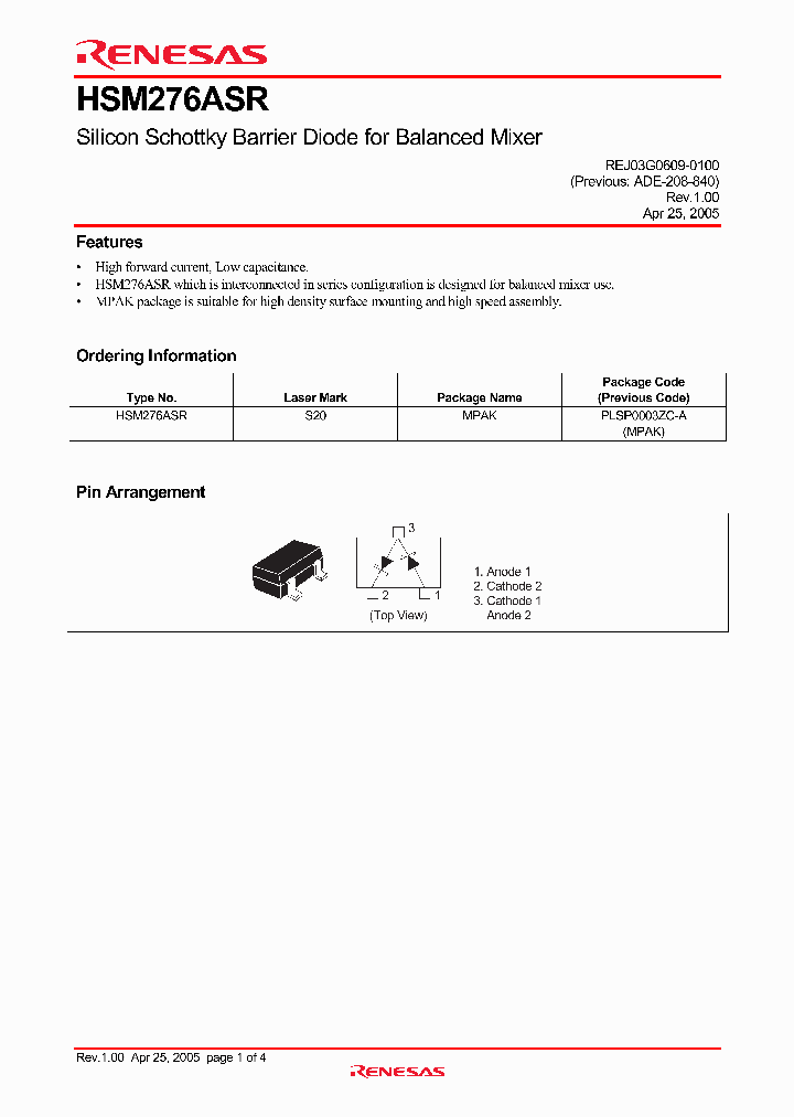 HSM276ASR_4318541.PDF Datasheet