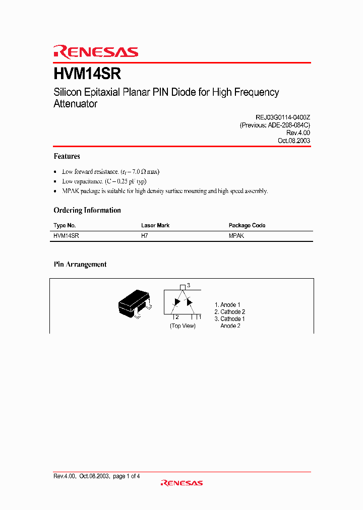 HVM14SR_4301636.PDF Datasheet