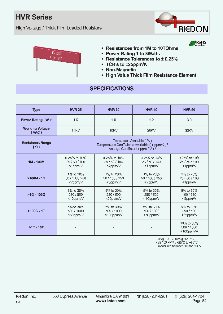 HVR50_4547344.PDF Datasheet