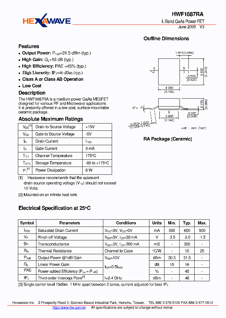HWF1687RA_4322800.PDF Datasheet