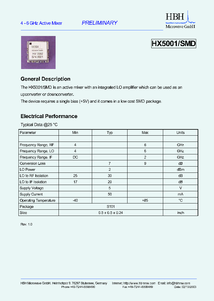 HX5001SMD_4327977.PDF Datasheet