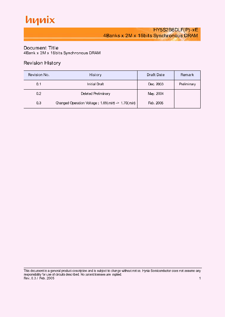 HY5S2B6DLF-BE_4707710.PDF Datasheet