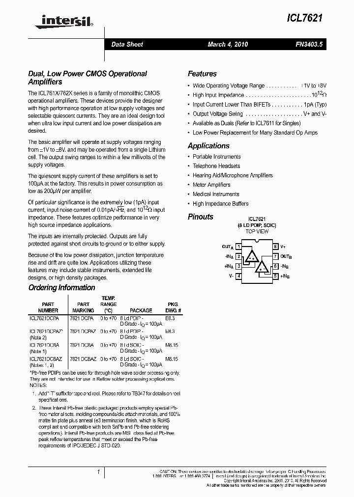 ICL7621DCBAZ_4861435.PDF Datasheet