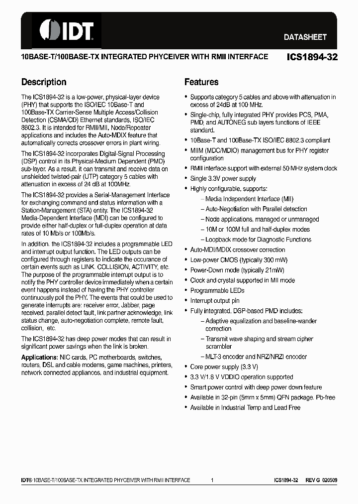 ICS1894-321_4656105.PDF Datasheet