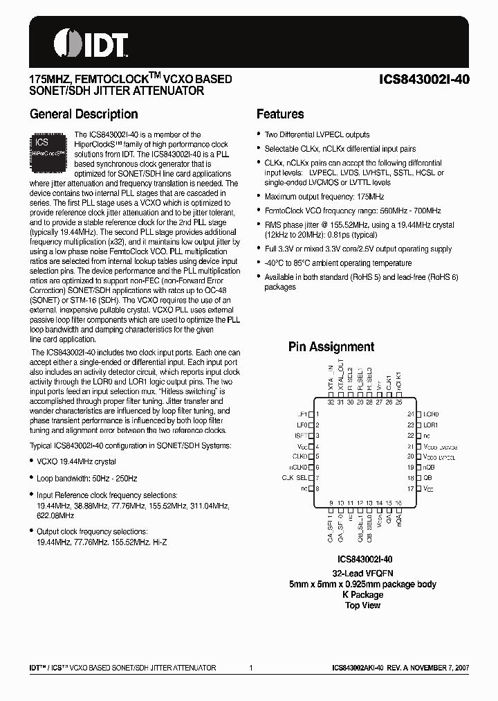 ICS843002I-40_4659716.PDF Datasheet