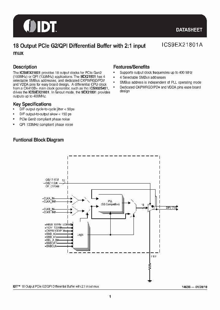ICS9EX21801A_4605036.PDF Datasheet