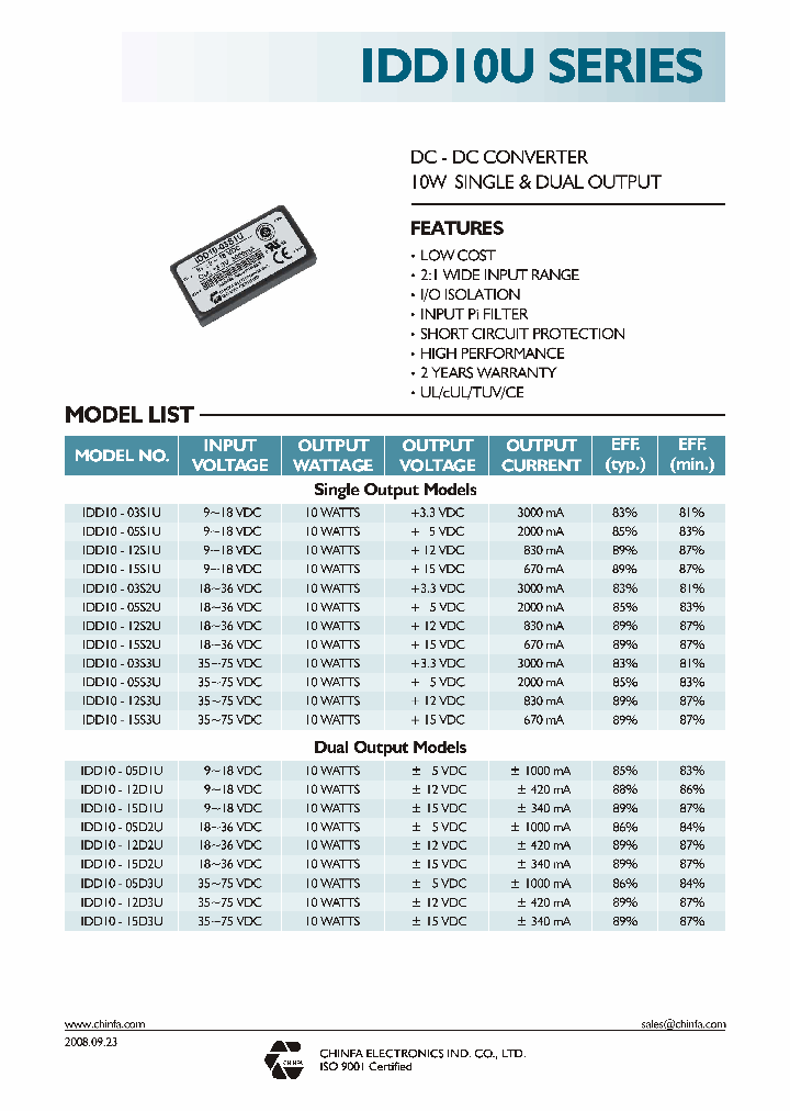 IDD10-05S1U_4819158.PDF Datasheet
