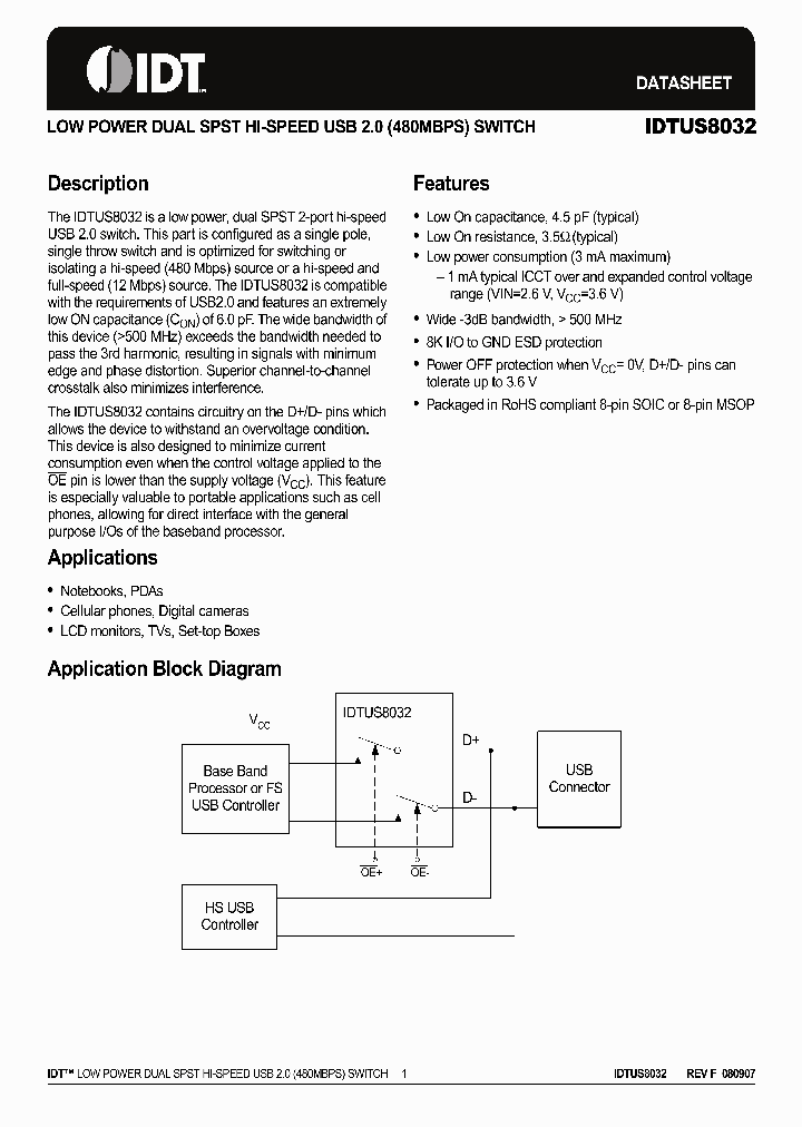 IDTUS8032_4585598.PDF Datasheet