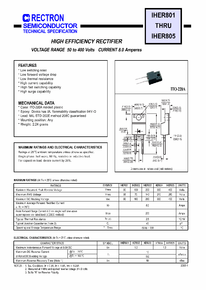 IHER801_4583667.PDF Datasheet