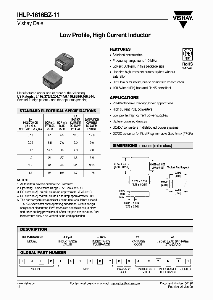IHLP-1616BZ-11_4270769.PDF Datasheet