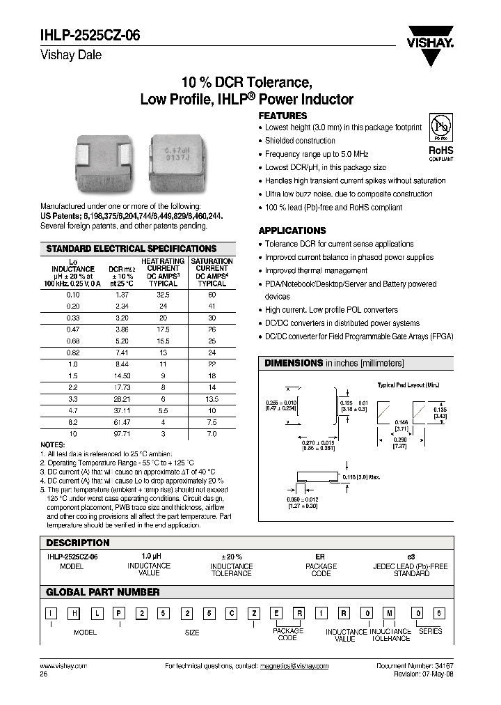 IHLP-2525CZ-06_4270775.PDF Datasheet